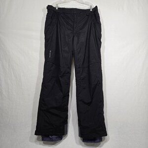 COLUMBIA Black Waterproof Breathable Insulated Snow Ski Regular Pants Size XL.